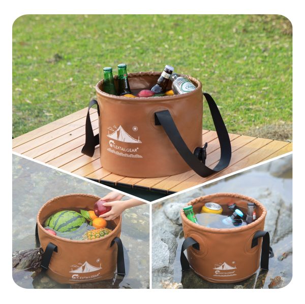 FLEX BUCKET - Foldable Waterproof Round Camping Bucket - Image 2