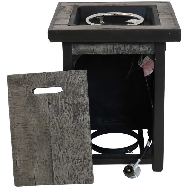 Outdoor Propane Gas Fire Pit Table with Cover - 20 - Image 12