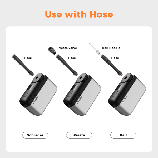 TINY BIKE PUMP PRO-120 PSI High Pressure and LED Display Electric Bike Pump - Image 14