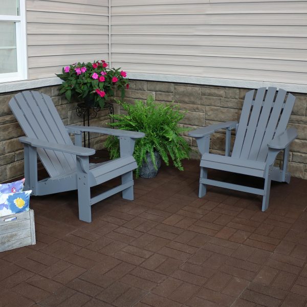 Wooden Outdoor Adirondack Chair with Adjustable Backrest - Image 8