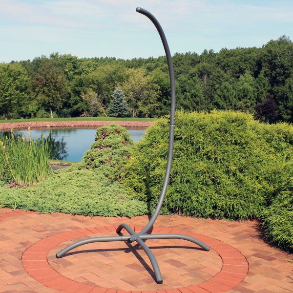 Steel Egg Chair Stand with Curved Leg Base - 78 - Image 4