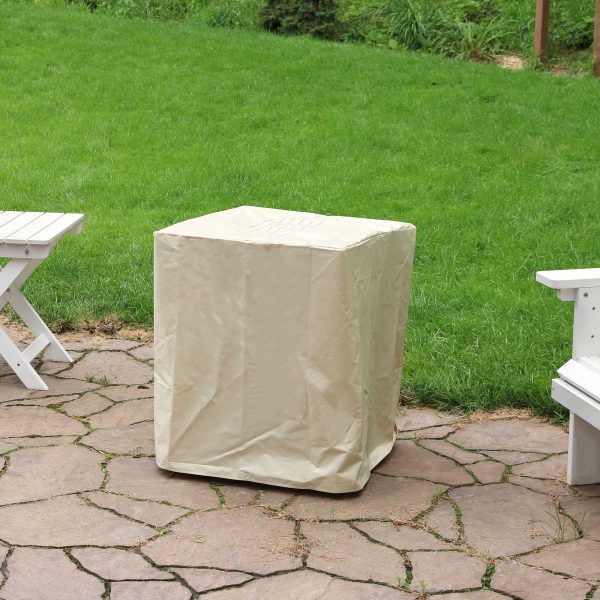 Outdoor Propane Gas Fire Pit Table with Cover - 20 - Image 6