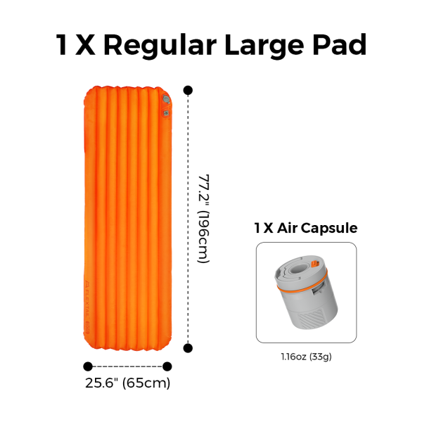 ZERO MATTRESS R05 - 5.6 R-value Ultralight Air Sleeping Pad - Image 24