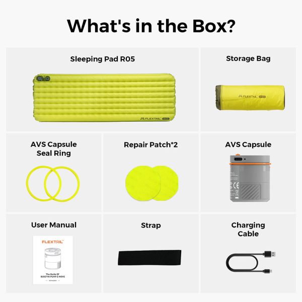 Tiny Sleeping Pad R03 AVS - 3.5 R-Value 3 Season Sleeping Pad with Pump - Image 13