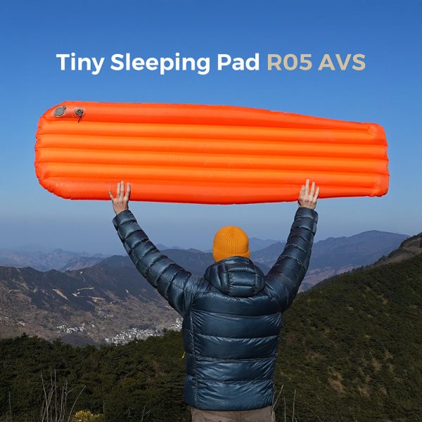 Tiny Sleeping Pad R05 AVS- 5.6 R-Value Lightweight Automatic Inflation Pad - Image 2