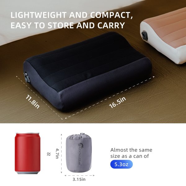 ZERO PILLOW - B Shape Inflatable Camping Air Pillow - Image 7