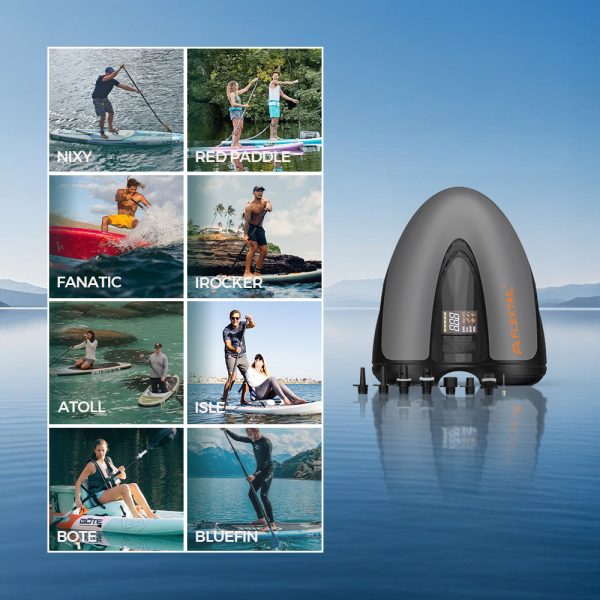 EVO SUP PUMP PRO -45PSI & 8000mAh Built-in Battery SUP & Tire Pump - Image 9