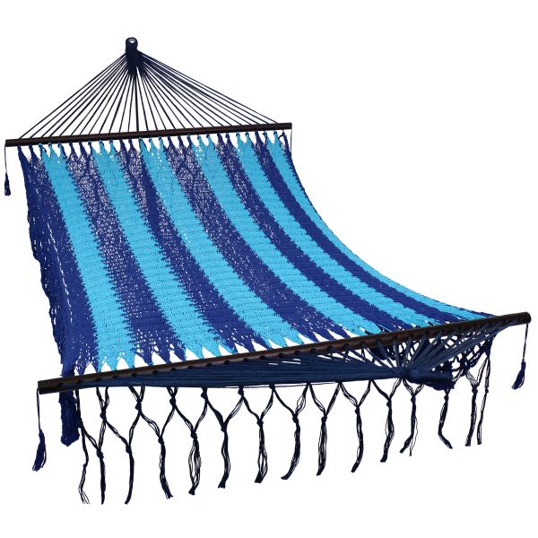 Deluxe American Style Mayan Hammock & 15' Hammock Stand - Image 6