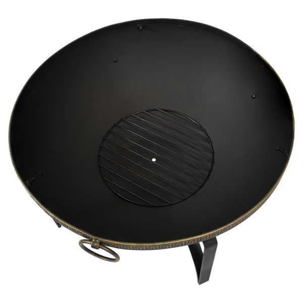 Wood-Burning Outdoor Fire Pit with Spark Screen - 26 - Image 7