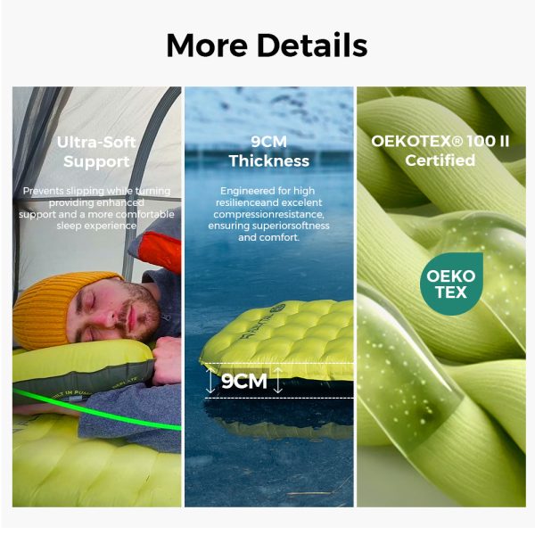 Tiny Sleeping Pad R09 AVS-World's Lightest 9.4 R-value Sleeping Pad with Automatic Inflation - Image 11