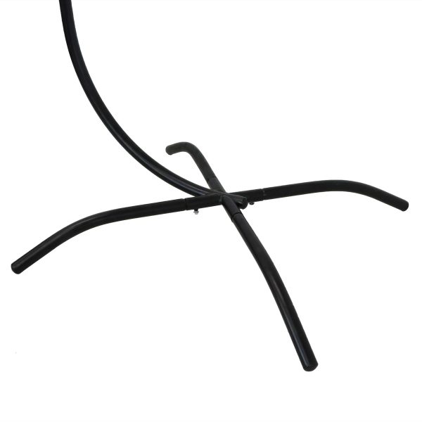 Dalia Outdoor Hanging Egg Chair with Stand and Cushion - 81 - Image 6