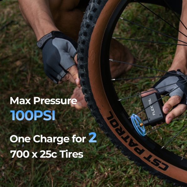 TINY BIKE PUMP - Ultra-Mini 100PSI Rechargeable Bicycle Pump - Image 4