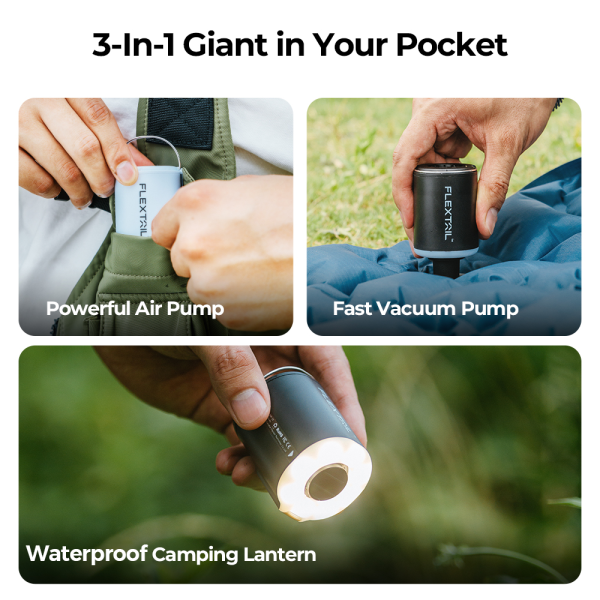 TINY PUMP 2X - Ultimate 3-in-1 Outdoor Pump with Camping Lamp - Image 6