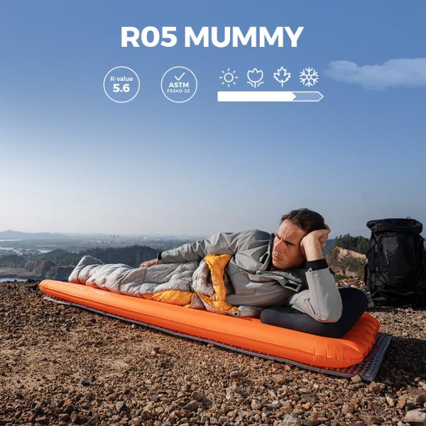 ZERO MATTRESS R05 MUMMY - 5.6 R-value Ultralight Air Sleeping Pad - Image 2