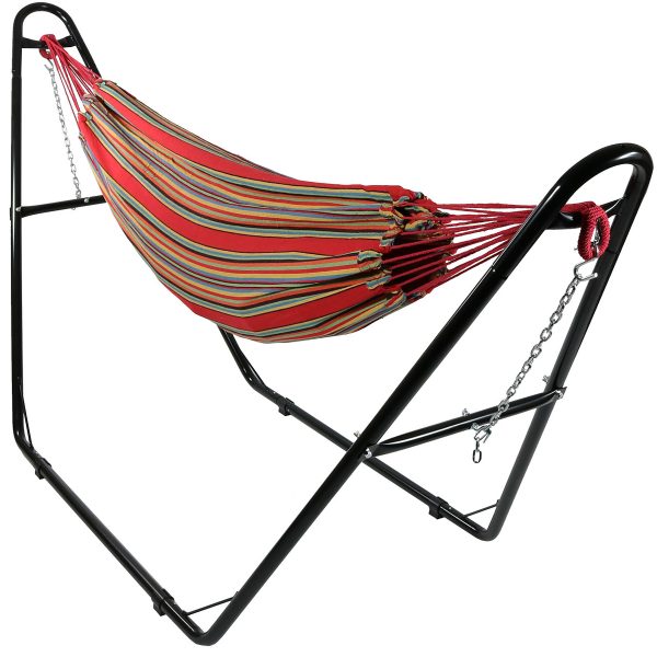 Brazilian 2-Person Hammock with Universal Multi-Use Stand - Image 12