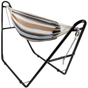 Brazilian 2-Person Hammock with Universal Multi-Use Stand