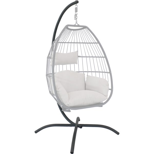 Steel Egg Chair Stand with Curved Leg Base - 78 - Image 5