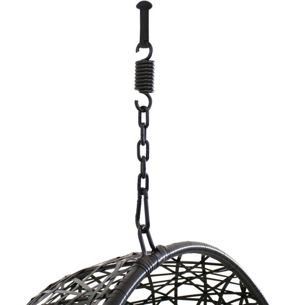 Jackson Outdoor Hanging Egg Chair Chair with Stand - Image 7