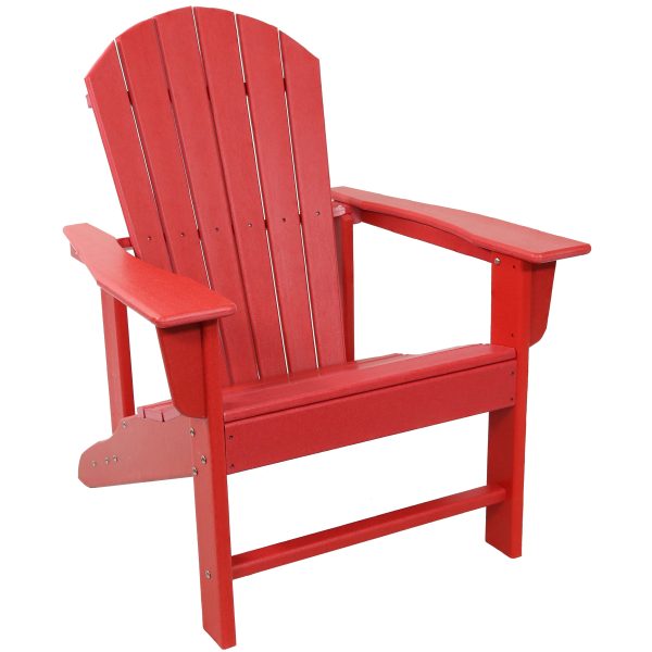 Upright. All-Weather Adirondack Chair - 300-Pound Capacity - 38.25 H - Image 14