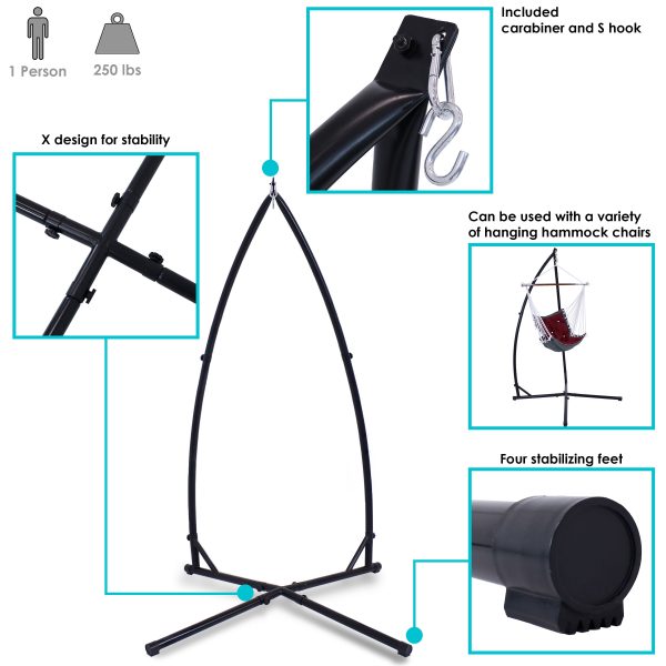 Durable X-Stand for Hanging Hammock Chairs - Image 3