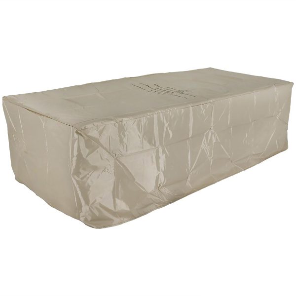 Rectangular Liquid Propane Gas Fire Pit with Lava Rocks - 56 - Image 7