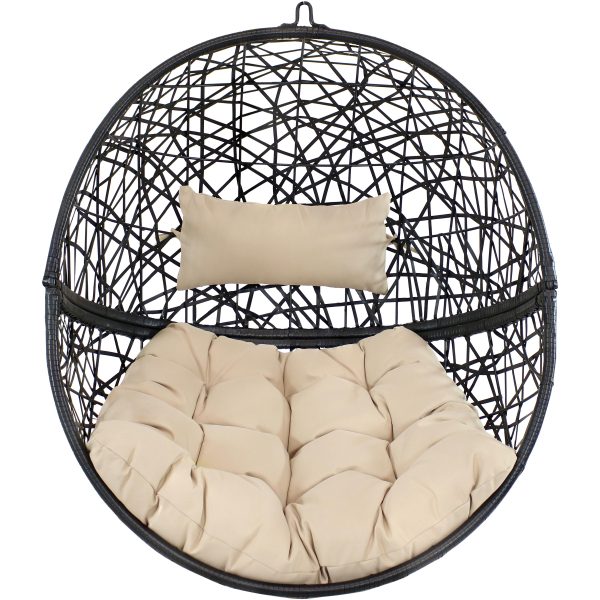Jackson Outdoor Hanging Egg Chair Chair with Stand - Image 8
