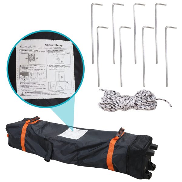 Premium Pop-Up Canopy with Rolling Carry Bag - Image 6