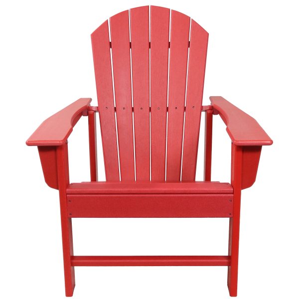 Upright. All-Weather Adirondack Chair - 300-Pound Capacity - 38.25 H - Image 18