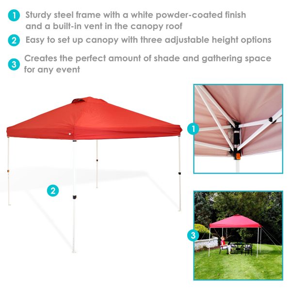 Premium Pop-Up Canopy with Rolling Carry Bag - Image 2