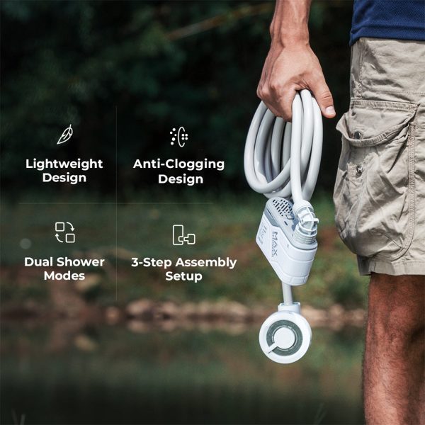 Ultralight Rechargeable Instant Outdoor Shower - Image 3