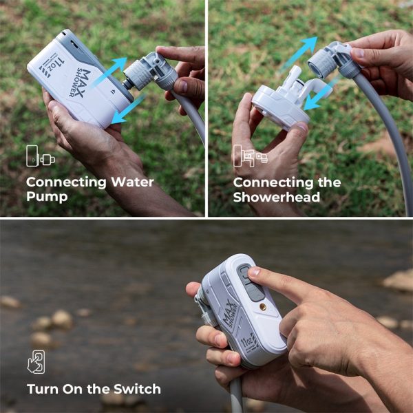 Ultralight Rechargeable Instant Outdoor Shower - Image 6
