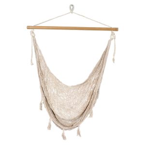 Outdoor Mayan Hanging Hammock Chair - Natural - Extra Large