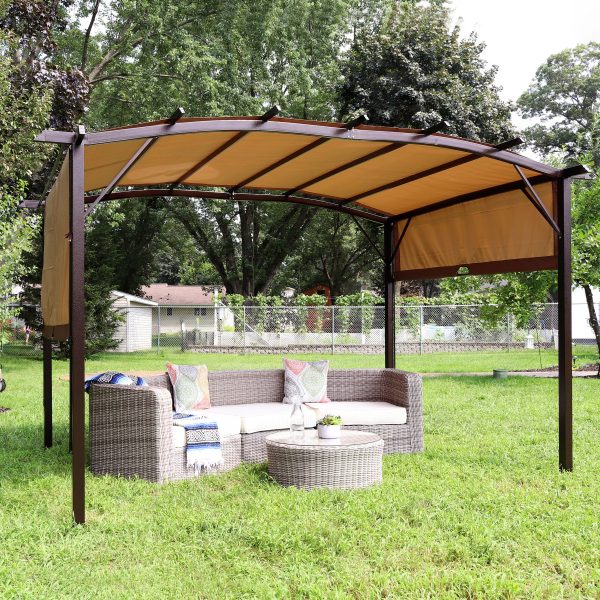 9'x12' Replacement Retractable Pergola Canopy Shade Only - Image 11