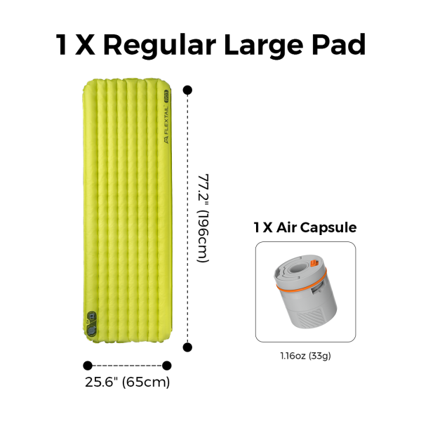 Tiny Sleeping Pad R03 AVS - 3.5 R-Value 3 Season Sleeping Pad with Pump - Image 15