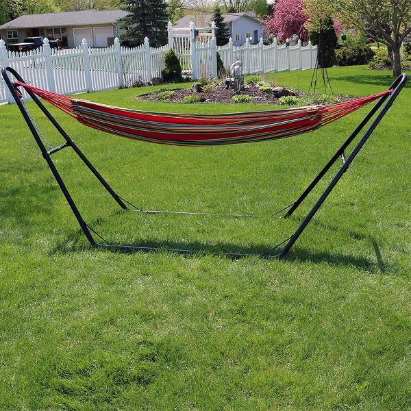Brazilian 2-Person Hammock with Universal Multi-Use Stand - Image 14