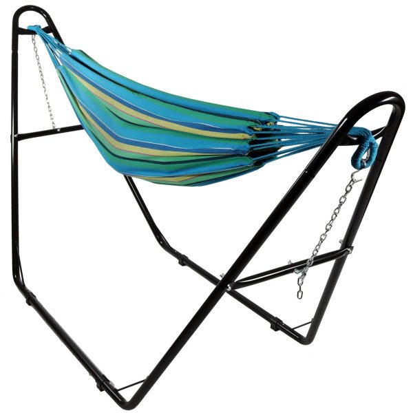 Brazilian 2-Person Hammock with Universal Multi-Use Stand - Image 7