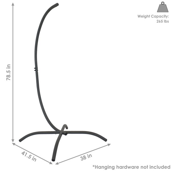 Steel Egg Chair Stand with Curved Leg Base - 78 - Image 3